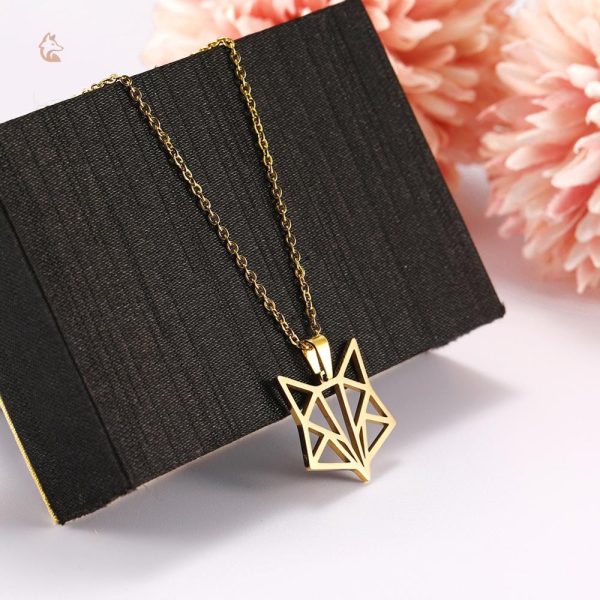 Bijou en forme de renard en origami