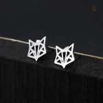 Accessoires originaux : collier et boucles d'oreilles renard