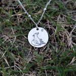 Collier élégant avec motif de renard