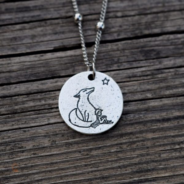 Collier fantaisie renard pour les fans du Petit Prince