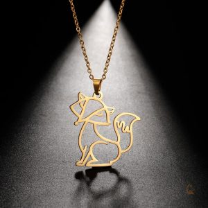 Bijou en forme de renard pour un look unique