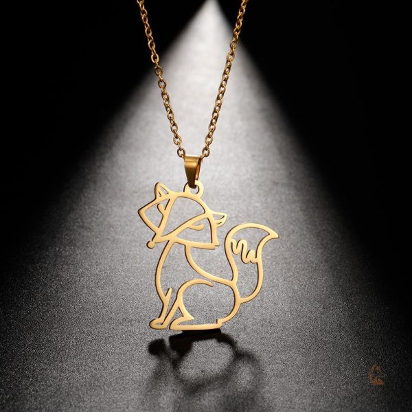 Bijou en forme de renard pour un look unique