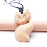 Collier artisanal renard, inspiration spirituelle