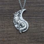 Collier tendance avec motif Renard Yin Yang