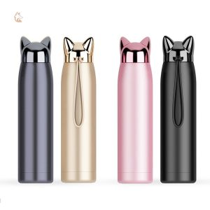 Gourde design renard en forme de diamant
