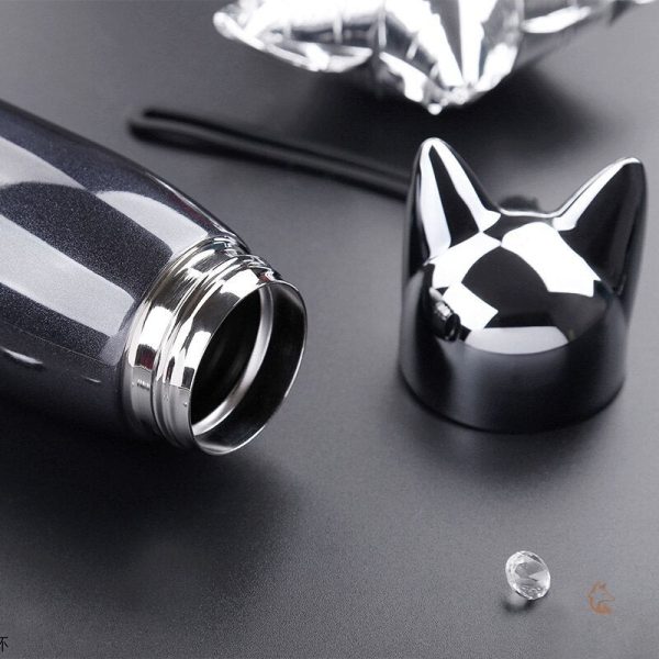 Thermos renard pratique et stylé pour boissons