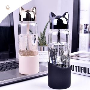 Bouteille renard élégante et pratique
