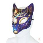 Masque Renard au design constellation élégant