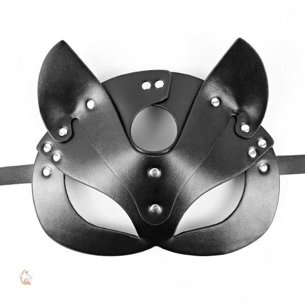 Accessoire séduisant : masque renard en cuir