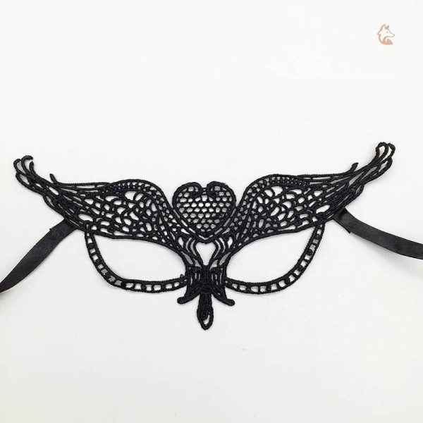 Déguisement élégant : masque dentelle renard