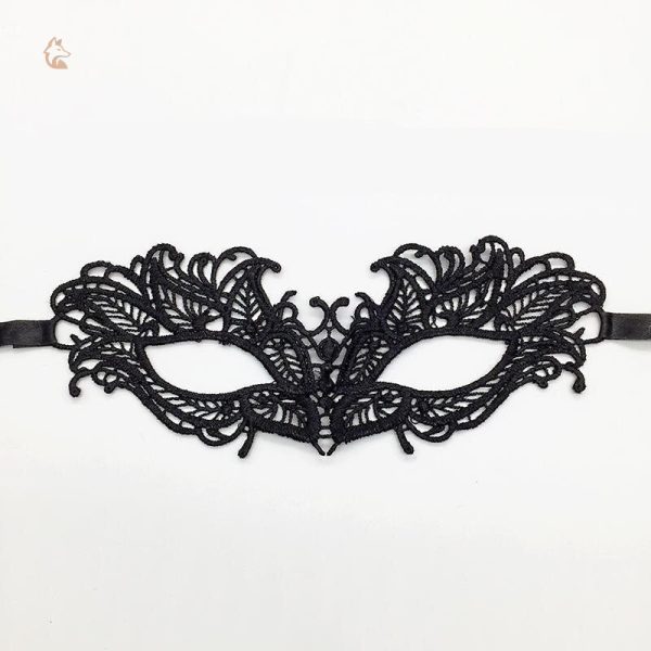 Masque renard en dentelle pour fêtes costumées