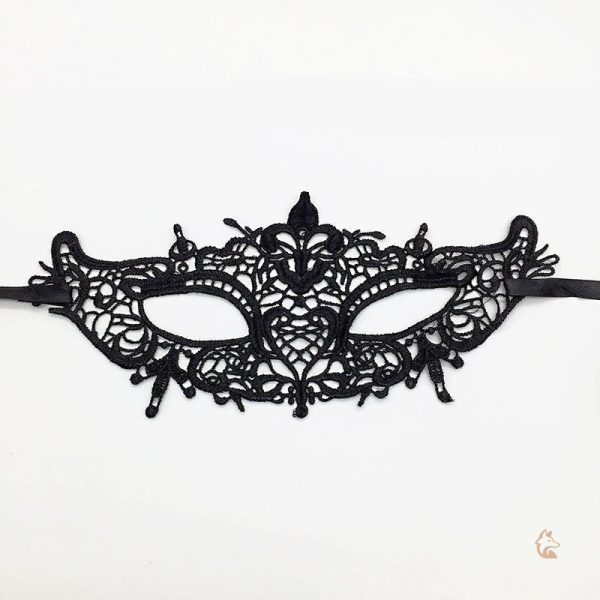 Masque dentelle avec design animalier unique