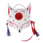 Masque Kitsune traditionnel du Japon