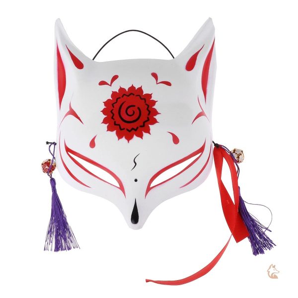 Masque Kitsune traditionnel du Japon