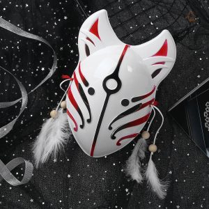 Masque en forme de renard pour un look mystérieux