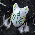 Masque de renard en style artistique unique