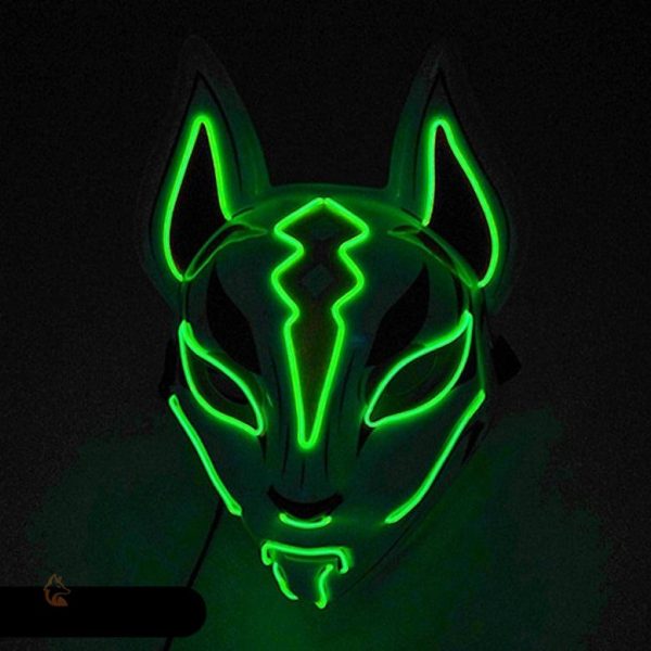 Déguisement créatif avec masque LED en renard