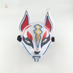 Masque de renard lumineux pour enfants et adultes