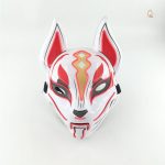 Masque Renard LED Kitsune lumineux et stylé - vue 3
