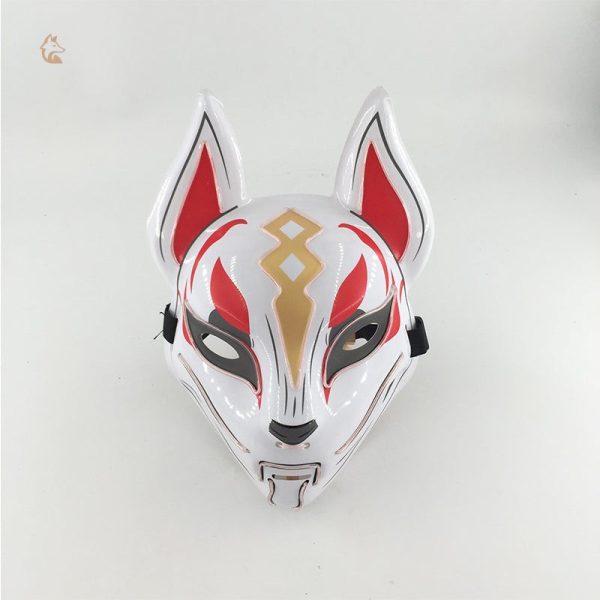 Masque Renard LED Kitsune lumineux et stylé - vue 5