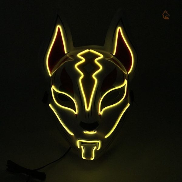 Accessoire de fête lumineux en forme de renard