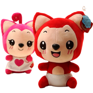 Peluche Renard Bébé Mignon douce et câline