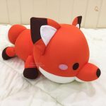 Doudou renard avec design cartoon pour câlins réconfortants