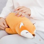 Peluche Renard tranquille, idéale pour les câlins nocturnes