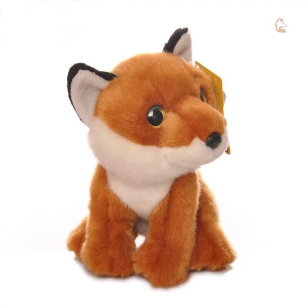 Renard en peluche, compagnon de jeu et de sommeil