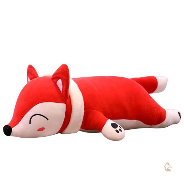 Jouet en peluche renard géant au design kawaii