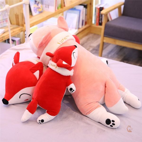 Doudou renard adorable, idéal pour les nuits paisibles