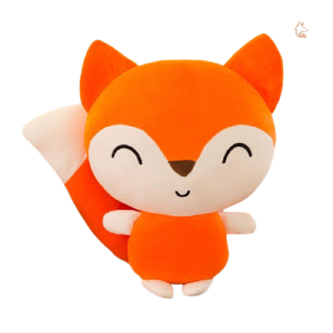 Peluche Renard Kawaii douce et mignonne pour les enfants