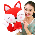 Peluche Renard Madame Renard douce et câline