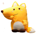 Peluche Renard Plat, doudou doux pour câlins et réconfort