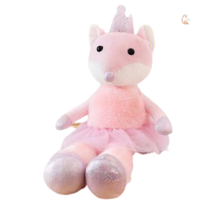 Peluche Renard Princesse douce et câline pour les enfants