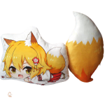 Peluche Renard Sewayaki Kitsune Oreiller doux et câlin