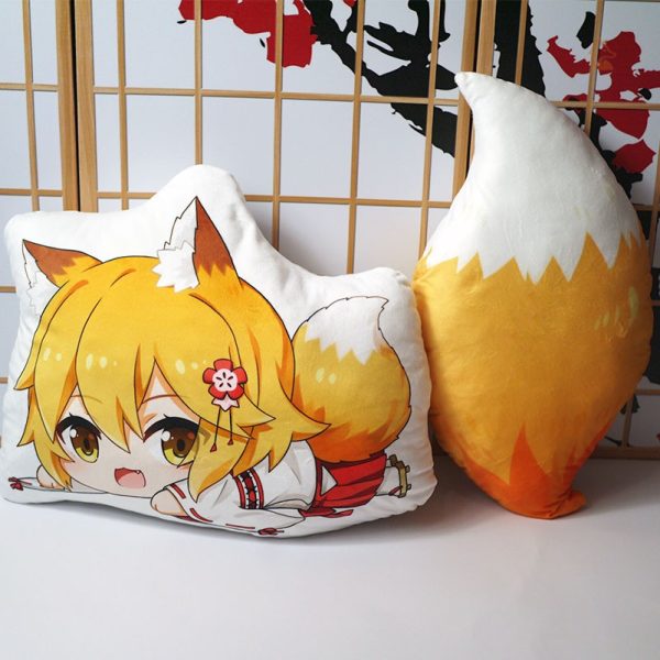 Doudou Renard à motif Sewayaki Kitsune, idéal pour les enfants