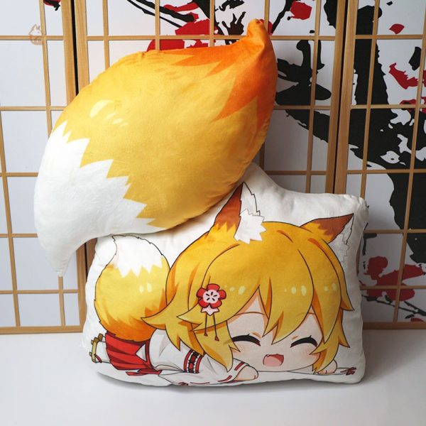 Oreiller en forme de Renard, accessoire ludique et mignon