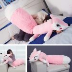 Peluche Renard rose, compagnon idéal pour les enfants