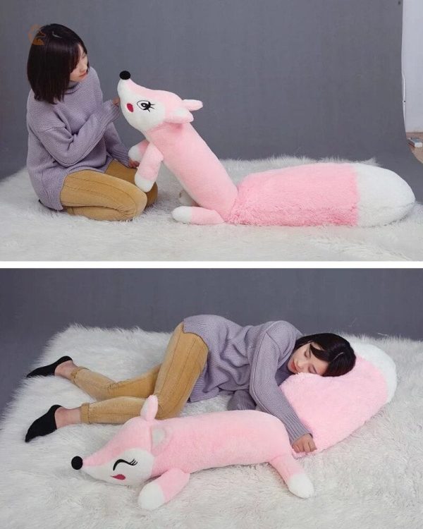 Doudou Renard XXL, accessoire de confort et de jeu