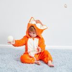 Vêtement de nuit bébé avec design de renard mignon