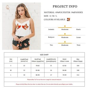 Vêtement de nuit femme avec motif renard, idéal pour la détente