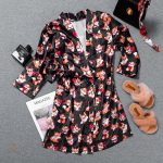 Pyjama femme design renard, style chic et décontracté