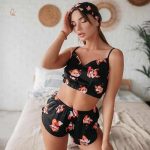 Ensemble pyjama femme avec motif renard