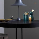 Renard stylisé bleu pour décoration