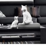 Figurine de renard en origami décoratif