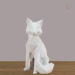 Renard origami pour décoration intérieure