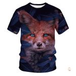 T-Shirt Renard avec motif d'ami des batraciens