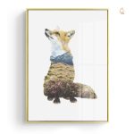 Tableau Renard en photo paysage