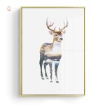 Affiche de renard en harmonie avec la nature